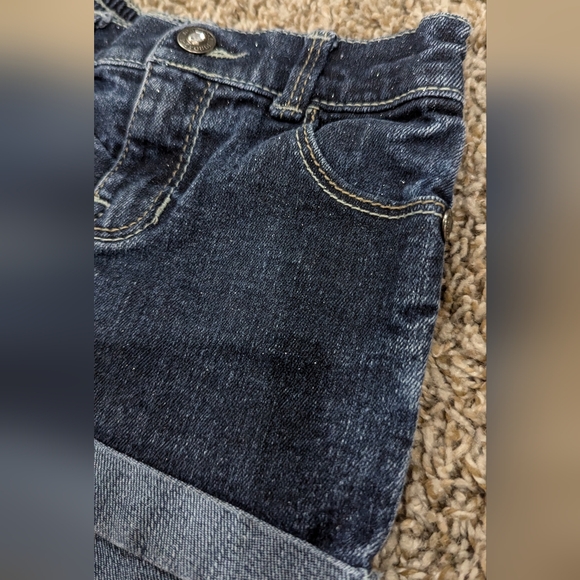 2t shorts cat & jack glitter jean and lace eyelet - Picture 2 of 10